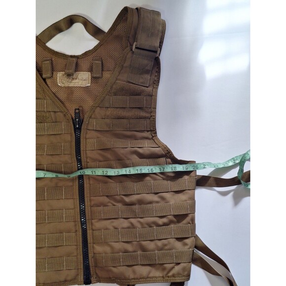 London Bridge Trading Co Molle Full Military Tactical Vest Load Bearing Brown - Picture 14 of 16